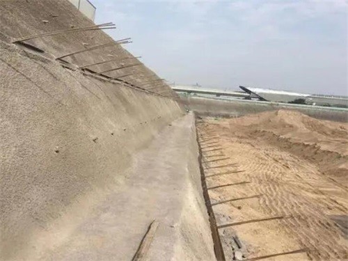 前进河道边坡加固